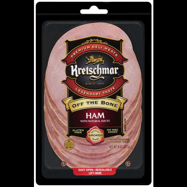 Kretschmar Off The Bone Smoked Ham 8oz