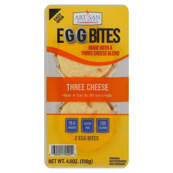 Artisan Kitchens Three Cheese Egg Bites 2ct