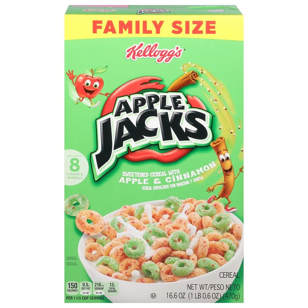 Kellogg's Family Size Apple Jacks 16.6oz