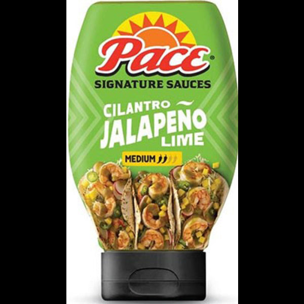 Pace Medium Cilantro Jalapeno Lime Signature Sauce 10.4oz