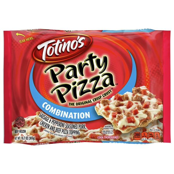 Totino's Combination Party Pizza 10.7oz