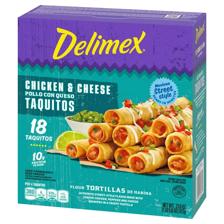 Delimex Chicken & Cheese Taquitos 21.6oz