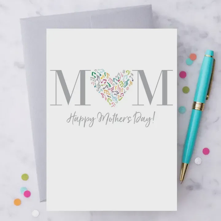 Mom, Happy Mother's Day Greeting Card with Envelope