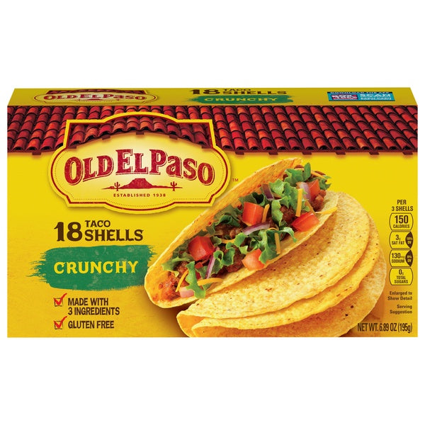 Old El Paso Crunch Taco Shells 18ct