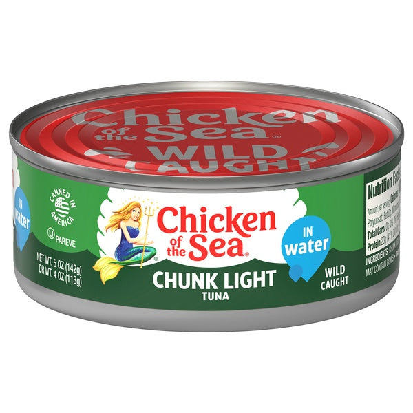 Chicken Of The Sea In Water Chunk Light Tuna 5oz