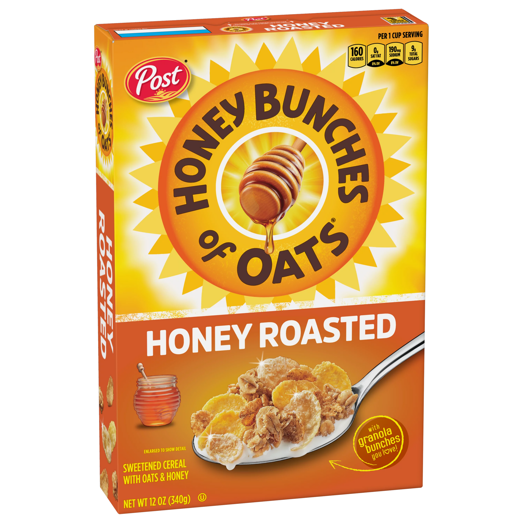 Post Honey Roasted Honey Bunches of Oats 12oz