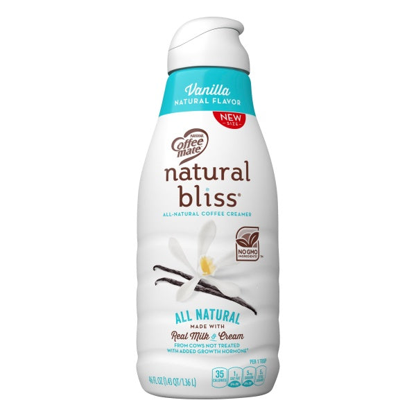 Nestle Coffee Mate Natural Bliss Vanilla Coffee Creamer 46fl oz