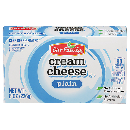 Our Family Cream Cheese 8oz