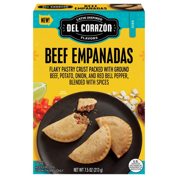 Del Corazon Beef Empanadas 7.5oz