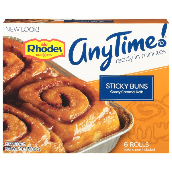 Rhodes AnyTime! Sticky Buns 6ct/19oz