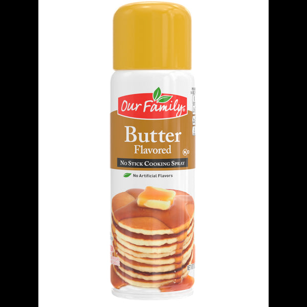 Our Family Butter Flavored Cooking Spray 6oz