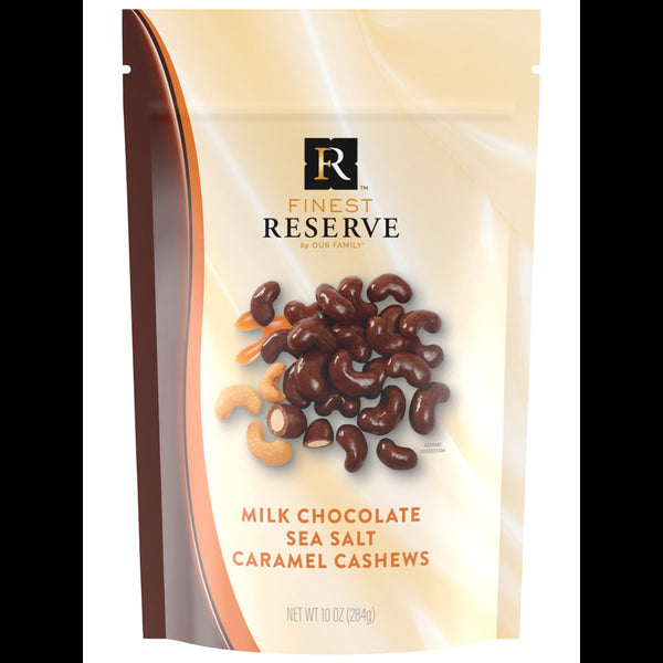 Finest Reserve Milk Chocolate Sea Salt Caramel Cashews 10oz