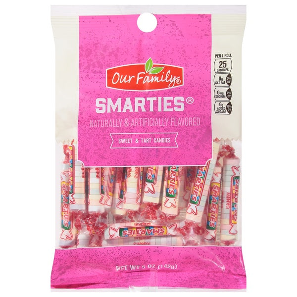 Our Family Smarties Candy 5oz