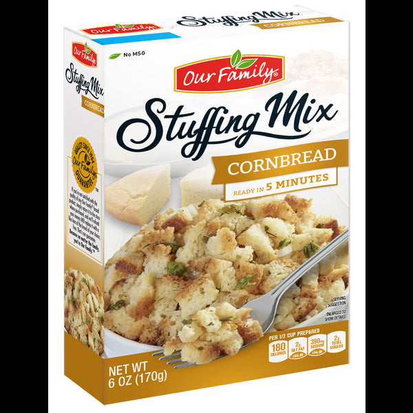 Our Family Cornbread Stuffing Mix 6oz