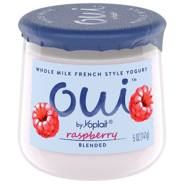 Yoplait Oui French Style Raspberry Yogurt 5oz