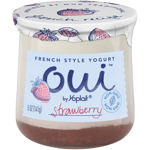 Yoplait Oui French Style Strawberry Yogurt 5oz