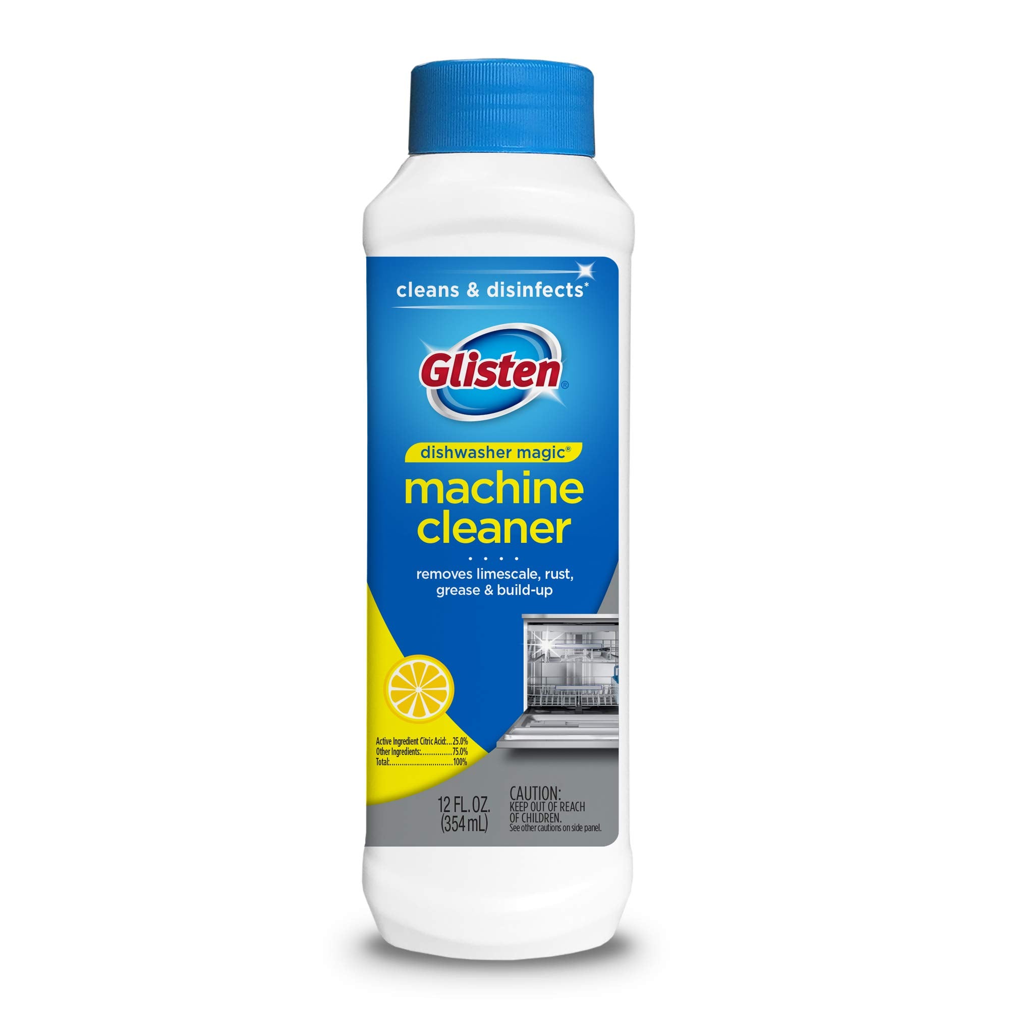 Glisten Dishwasher Magic Machine Cleaner 12oz