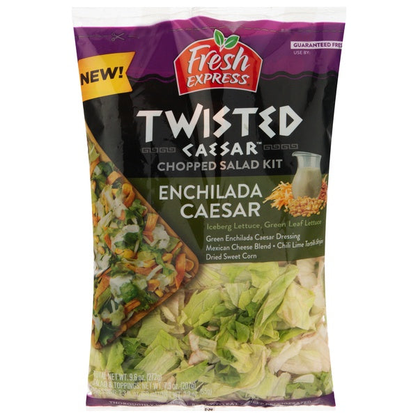 Fresh Express Twisted Caesar Enchilada Caesar Chopped Salad Kit 9.6oz