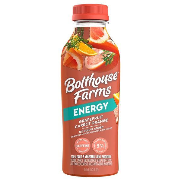 Bolthouse Farms Energy Grapefruit Carrot Orange Juice Smoothie 15.2fl oz