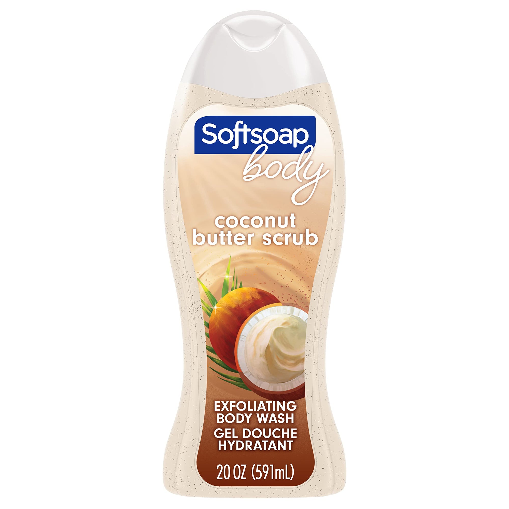 Softsoap Coconut Butter Scrub Body Wash 20fl oz