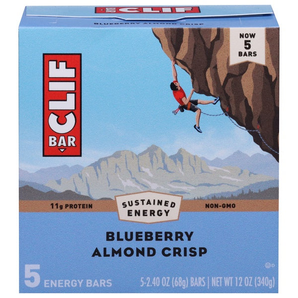 Clif Bar Blueberry Almond Crisp Energy Bars 5ct