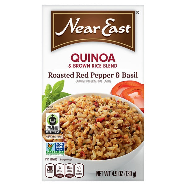 Near East Roasted Red Pepper & Basil Quinoa & Brown Rice Blend 4.9oz