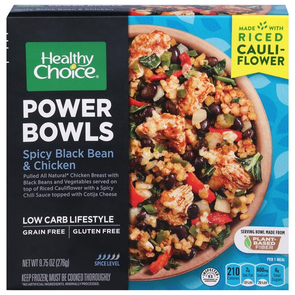 Healthy Choice Spicy Black Bean & Chicken Power Bowls 9.75oz