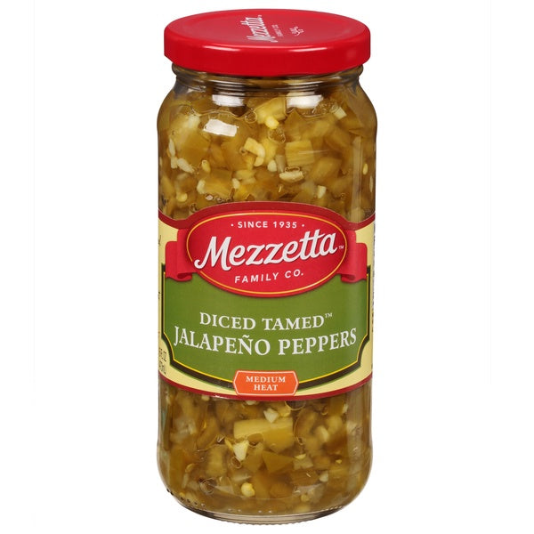 Mezetta Diced Tamed Jalapeno Peppers 16oz