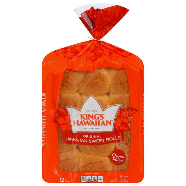 King's Hawaiian Original Hawaiian Sweet Rolls 12ct