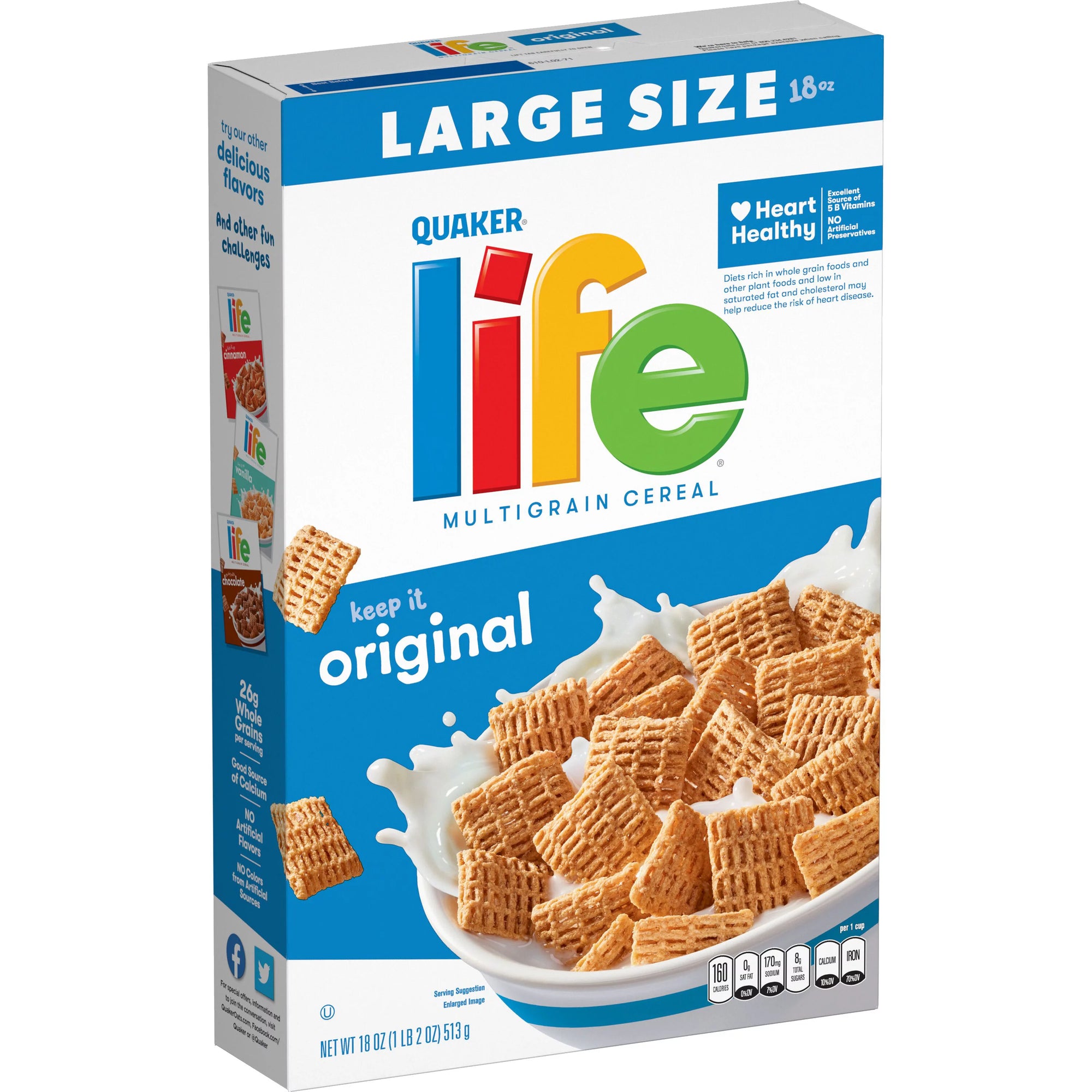 Quaker Original Life Cereal 18oz