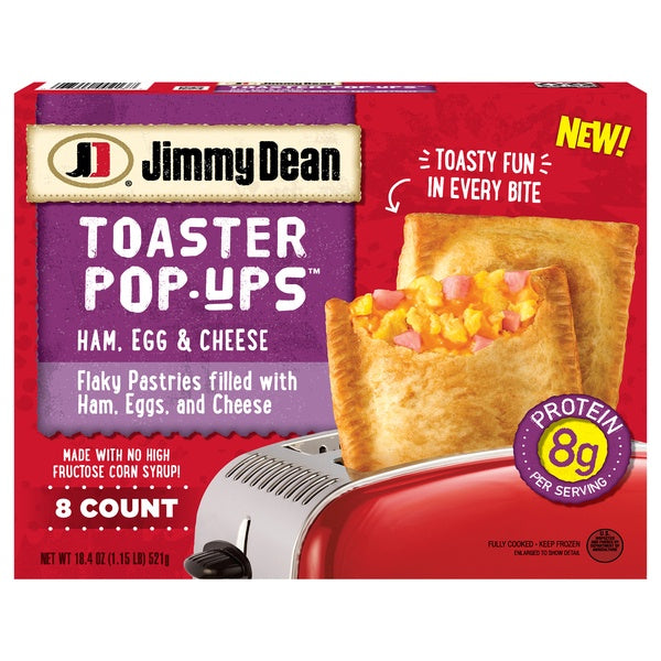 Jimmy Dean Ham Egg & Cheese Toaster Pop-Ups 8ct