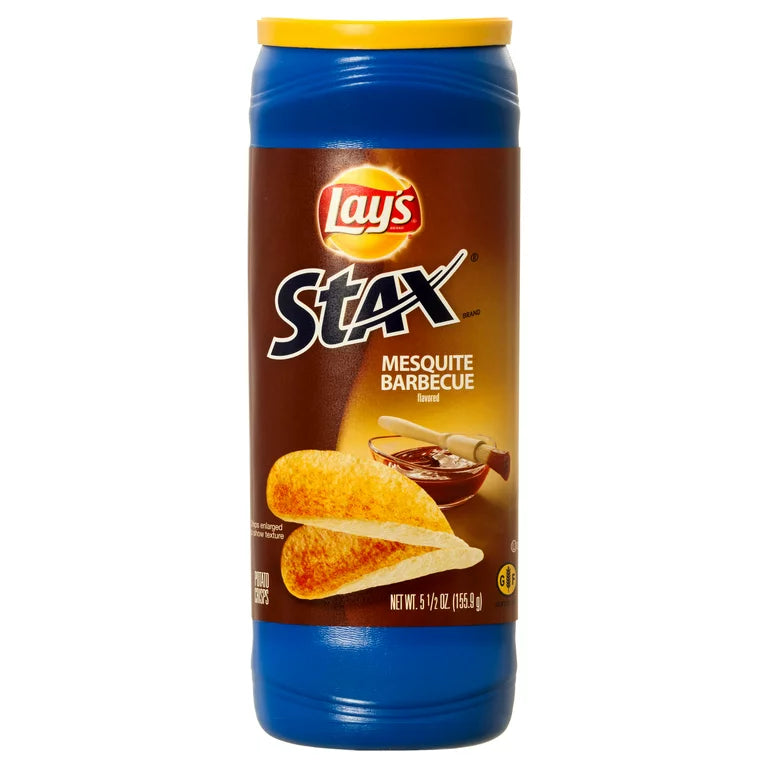 Lay's Stax Mesquite Barbecue Chips 5.5oz