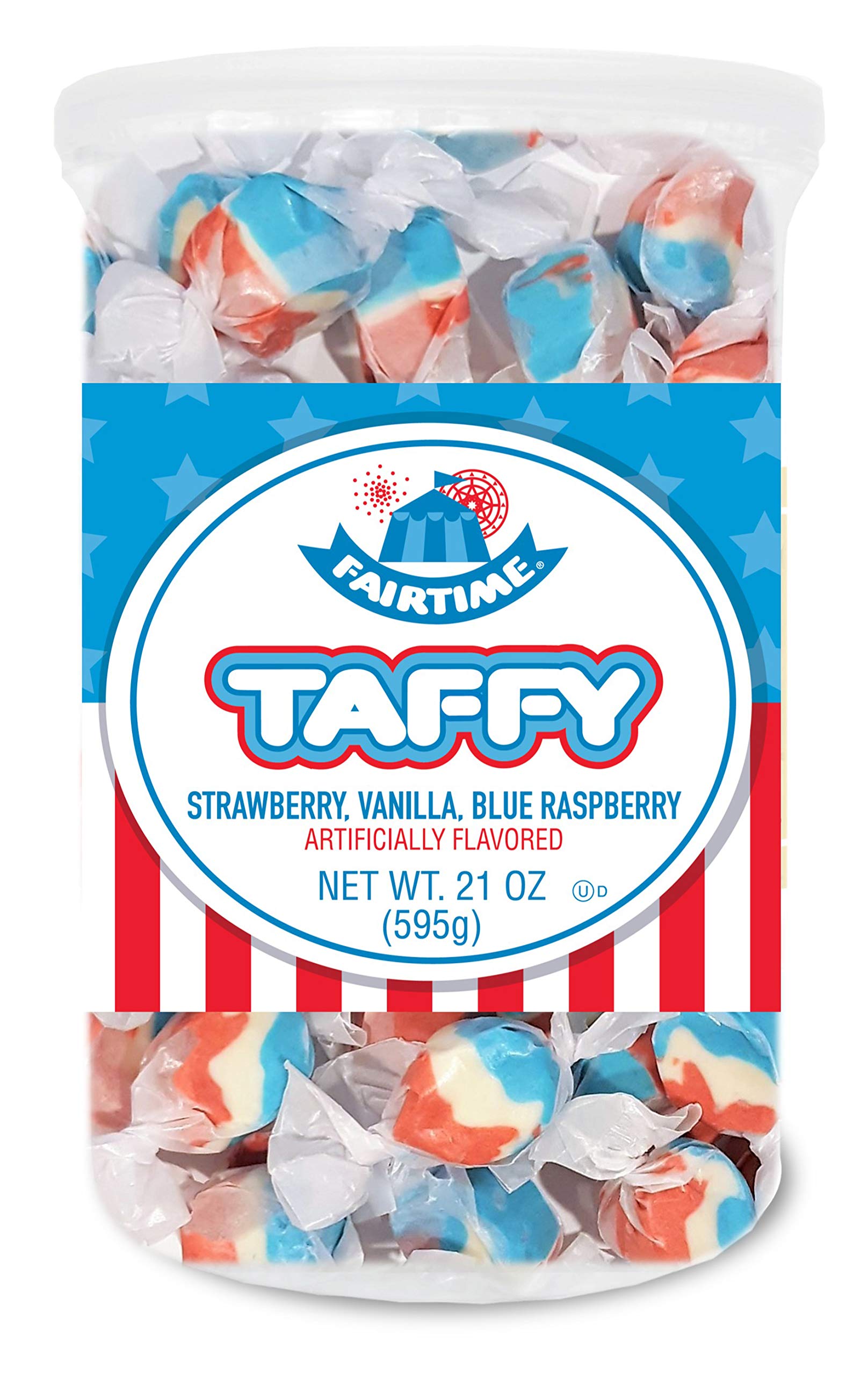 Fairtime Taffy Red White & Blue 21oz