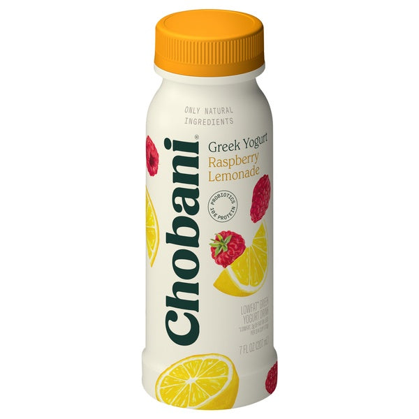 Chobani Raspberry Lemonade Greek Yogurt Drink 7fl oz