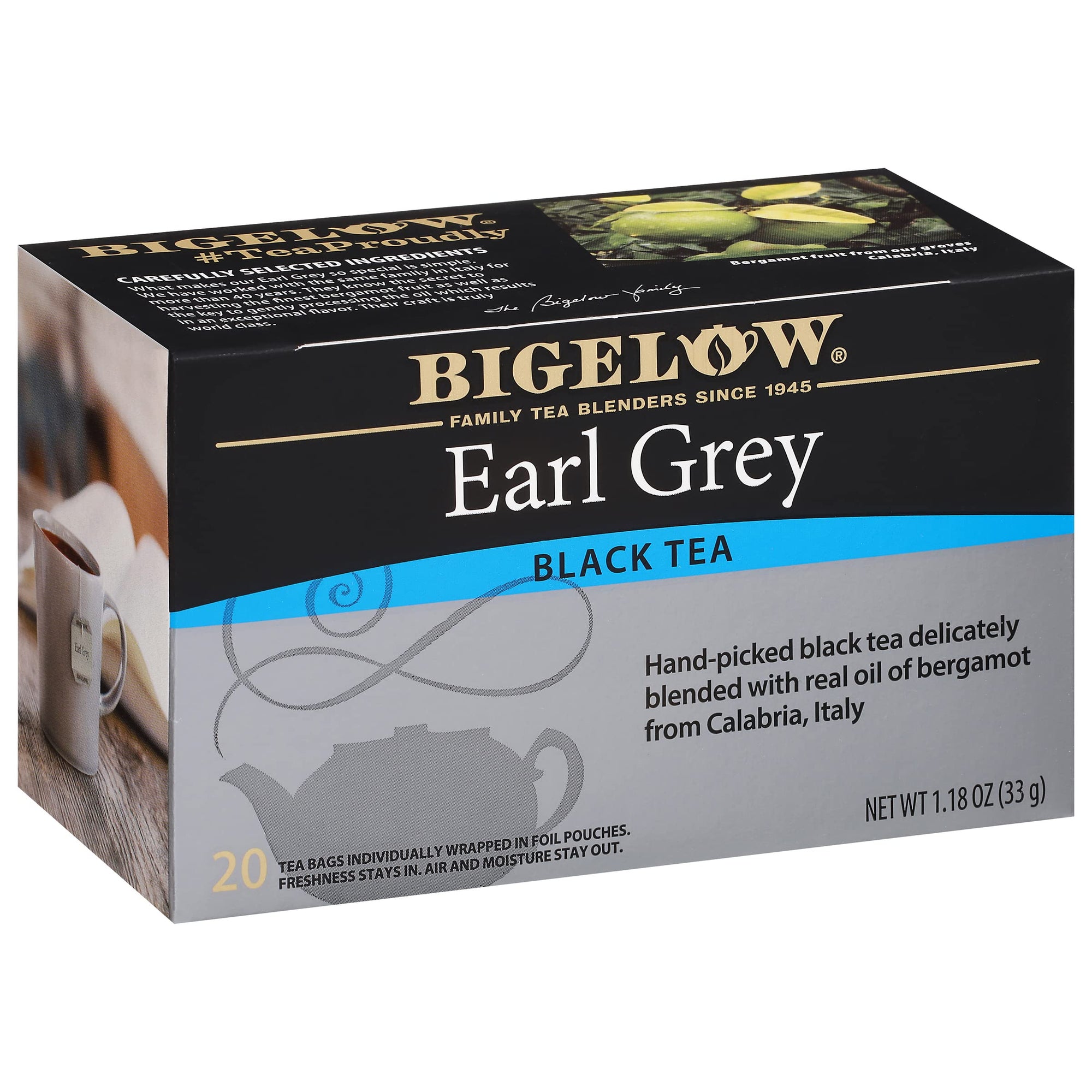 Bigelow Earl Grey Black Tea Bags 20ct