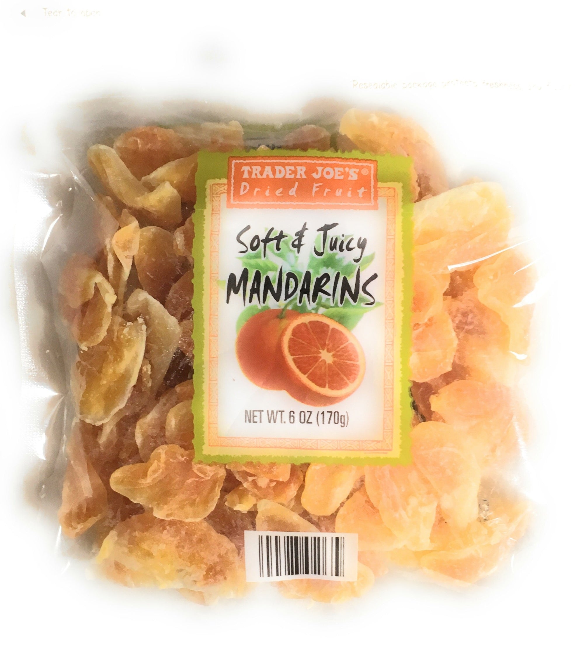 Dried Soft & Juicy Mandarins 6oz