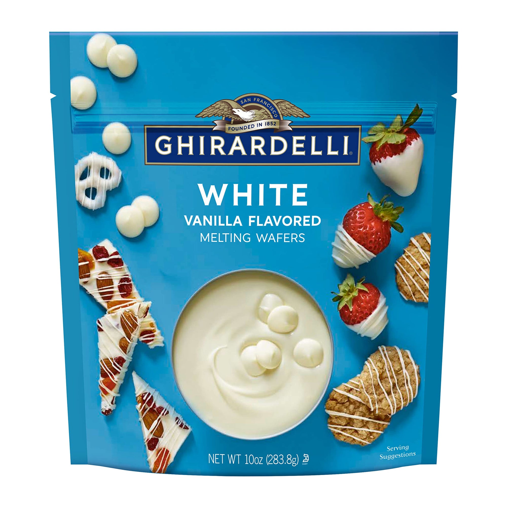 Ghirardelli White Vanilla Melting Wafers 10oz