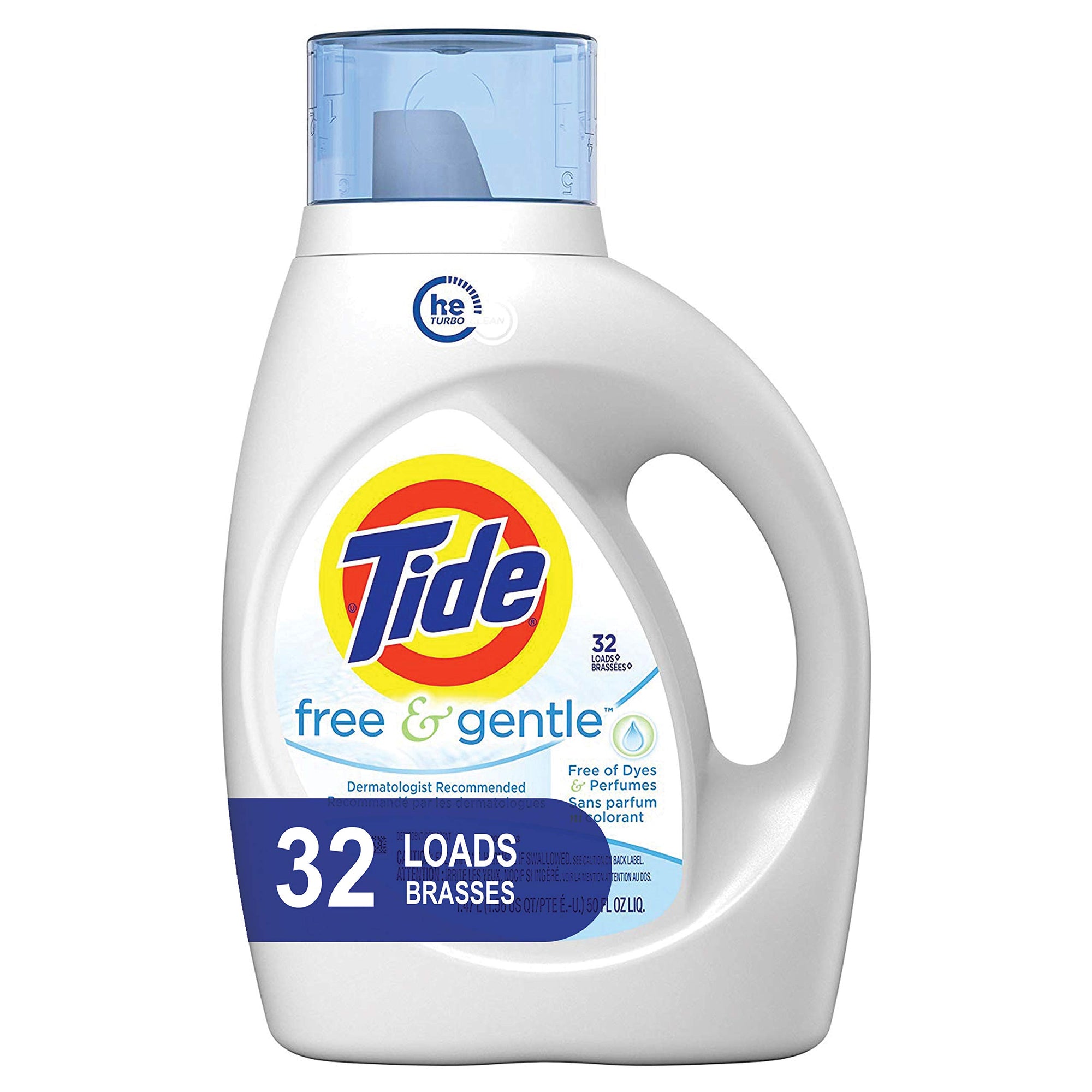 Tide Free & Gentle Liquid Laundry Detergent 32 loads 46fl oz