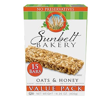 Sunbelt Oats & Honey Chewy Granola Bars 15ct