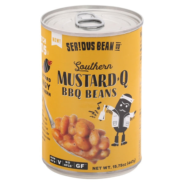 *Searious Bean Co Southern Mustard-Q BBQ Beans 15.75oz