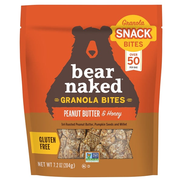 Bear Naked Peanut Butter & Honey Granola Snack Bites 7.2oz