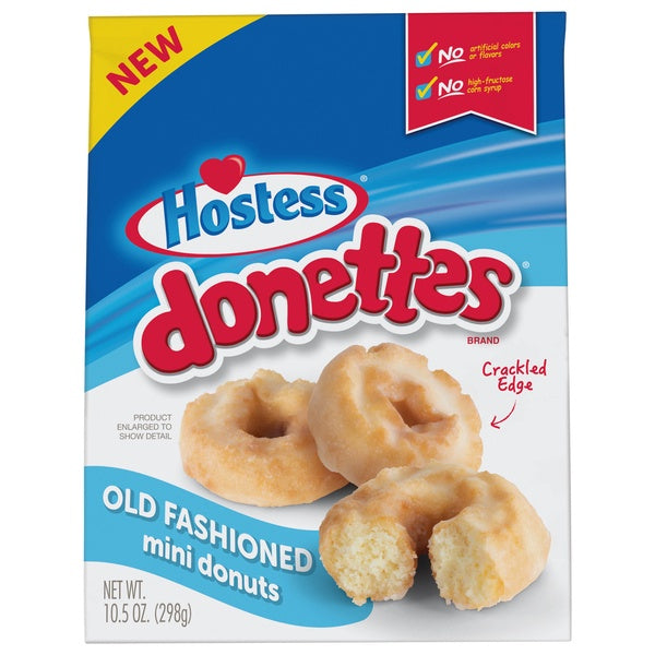 Hostess Old Fashioned Mini Donut Donettes 10.5oz