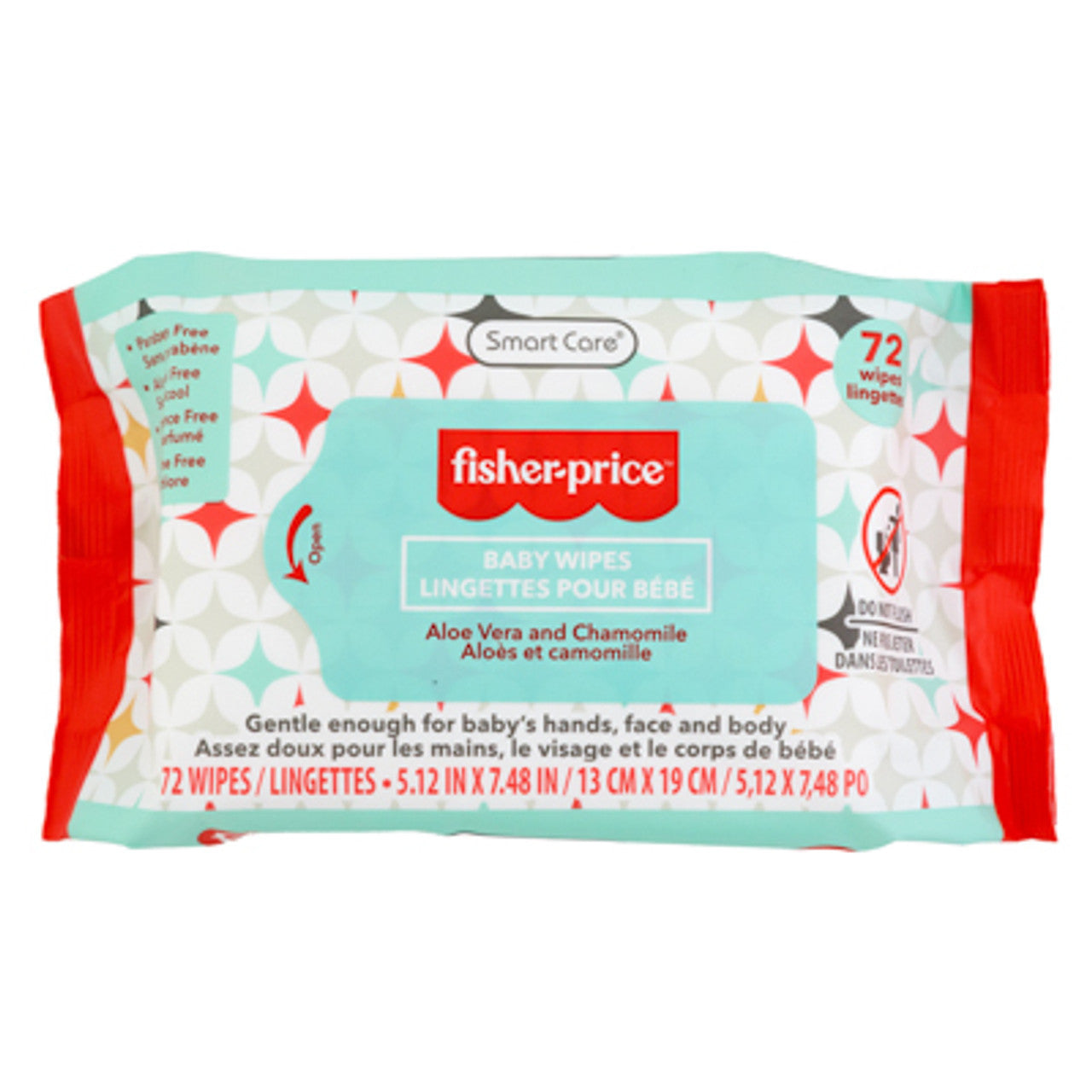 Fisher-Price Aloe Vera and Chamomile Baby Wipes 72ct