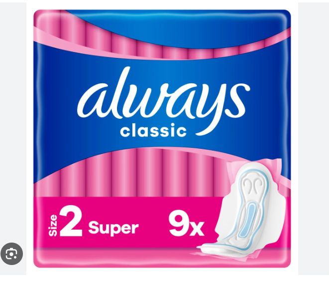 Always Classic size 2 Super Pads 9 ct