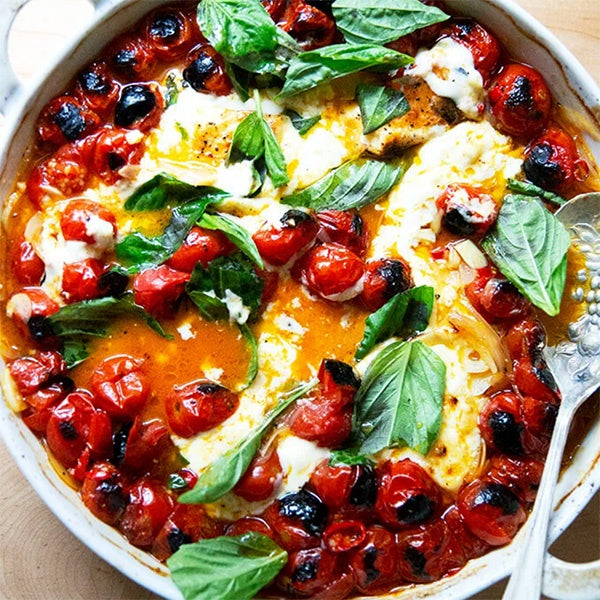 Baked Feta & Tomatoes Appetizer - Serves 20