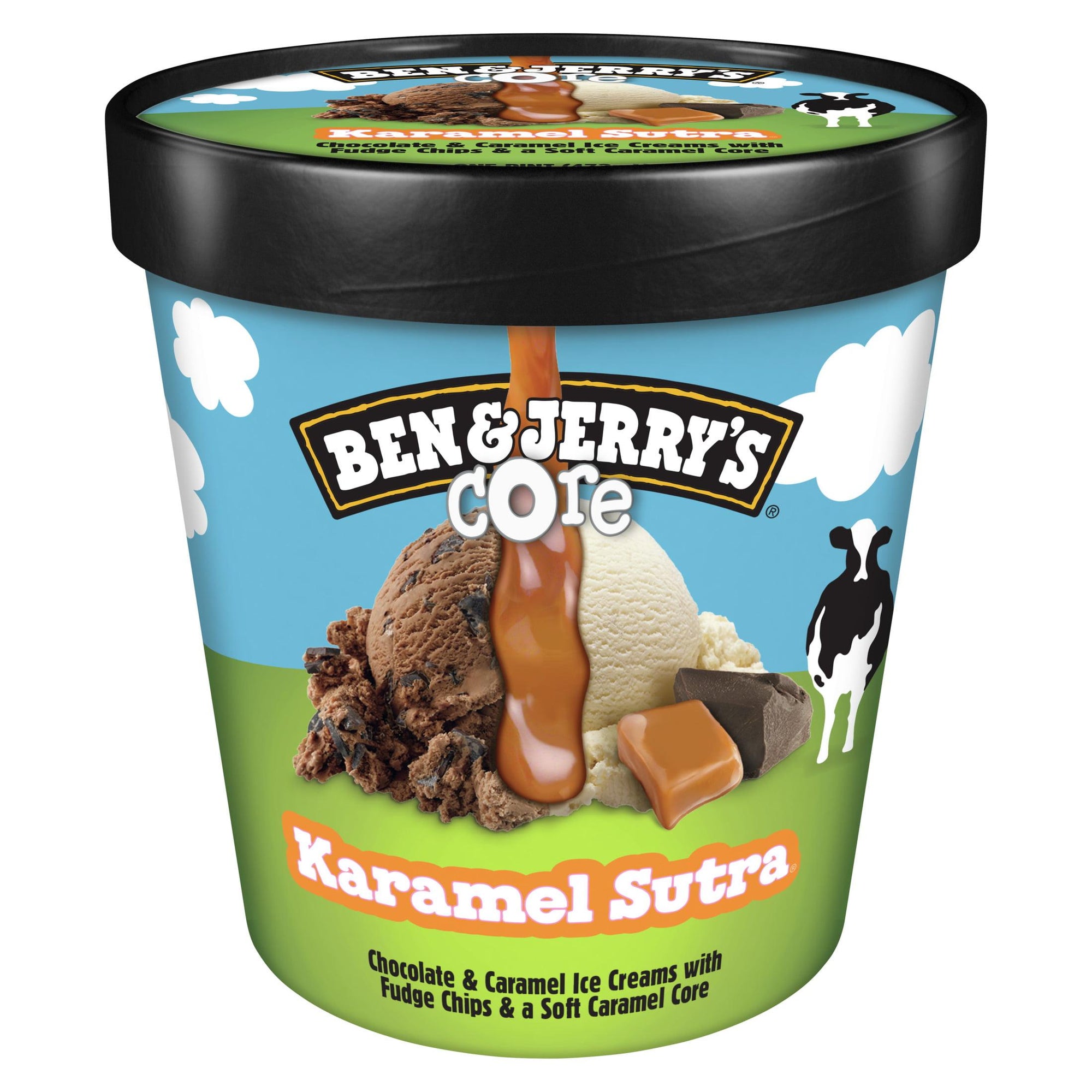 Ben & Jerry's Core Karamel Sutra Ice Cream 1pt