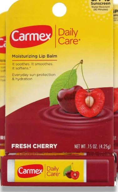 Carmex Fresh Cherry Lip Balm SPF15