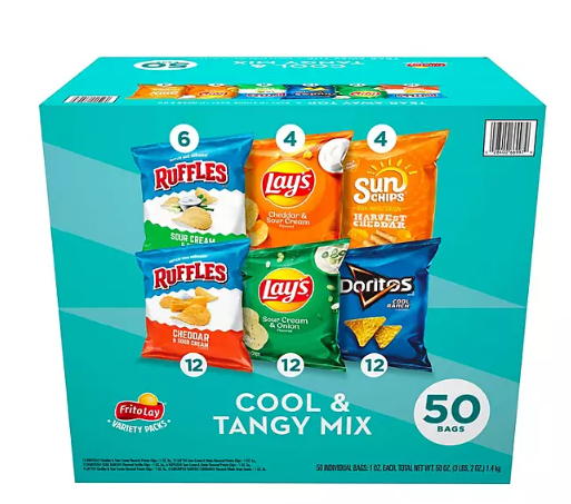 Frito Lay Cool and Tangy Mix 1oz each x 50 Bags