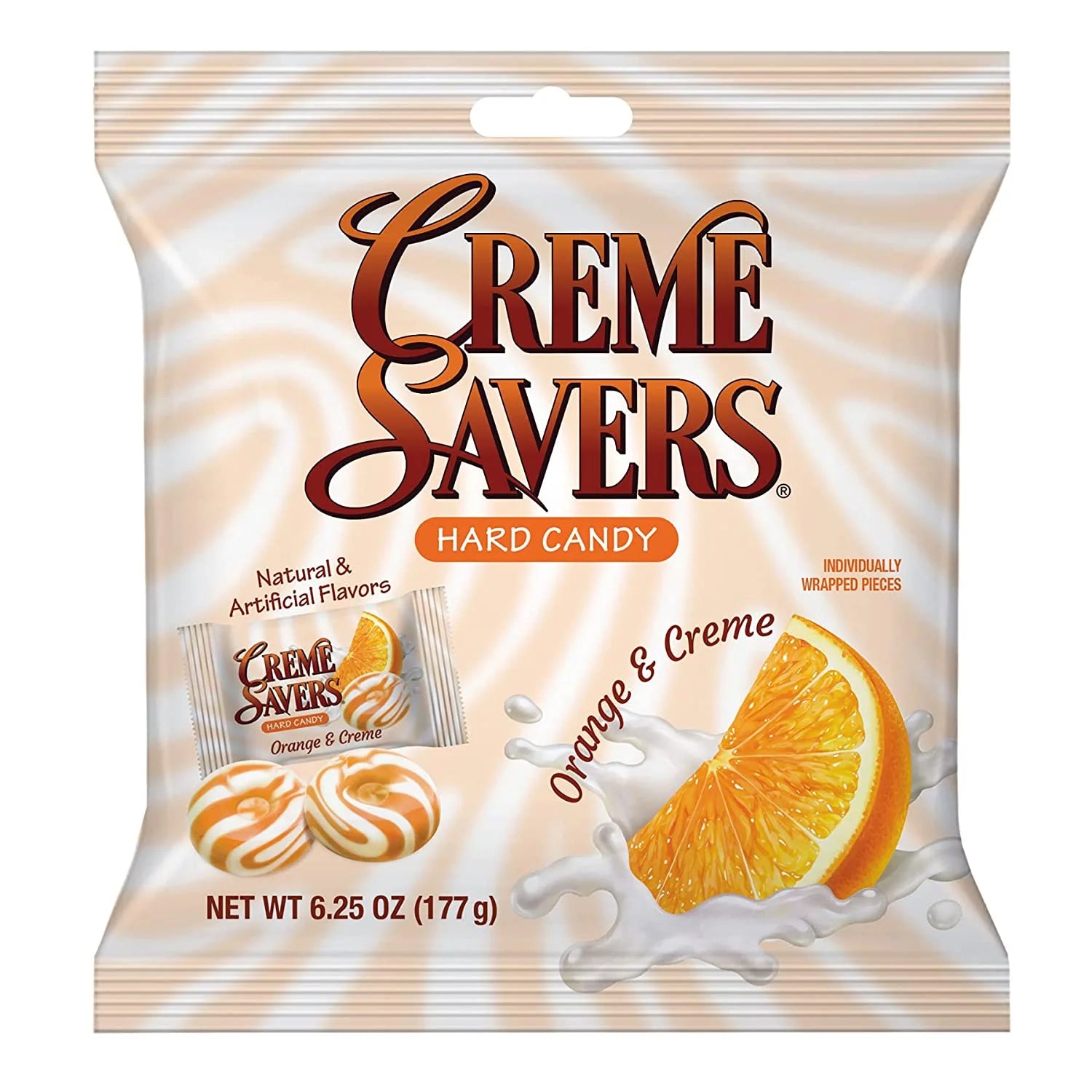 Creme Savers Orange & Creme Hard Candy 6.25oz