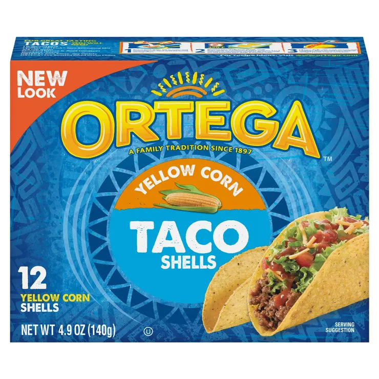 Ortego Corn Taco Shells 4.9oz